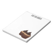 Bloc-note Illustration de Cupcake (Tourné)