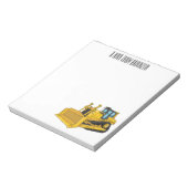Bloc-note Illustration de dessin animé Bulldozer (Tourné)