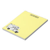 Bloc-note Illustration de dessin animé Campervan (Tourné)