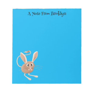 Bloc-note Illustration de dessin animé de jerboa aux longues