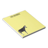 Bloc-note Illustration de dessin animé d'okapi (Incliné)