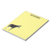 Bloc-note Illustration de dessin animé d'okapi (Tourné)