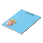 Bloc-note Illustration de dessin animé Popcorn (Tourné)