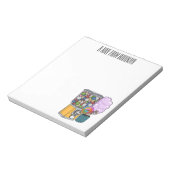 Bloc-note Illustration de dessin de bonbon (Tourné)