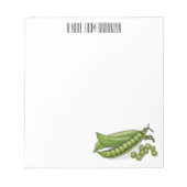 Bloc-note Illustration de dessin de pois (Devant)