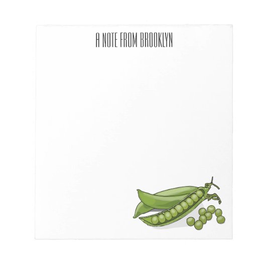 Bloc-note Illustration de dessin de pois (Devant)