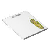 Bloc-note Illustration de dessin sur le maïs (Incliné)