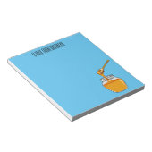 Bloc-note Illustration de dessin sur le miel (Incliné)