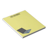 Bloc-note Illustration de dessin sur ordinateur portable (Incliné)