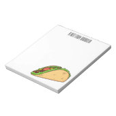 Bloc-note Illustration de dessin sur Taco (Tourné)