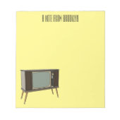 Bloc-note Illustration de dessin télévisé (Devant)