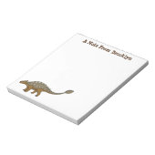 Bloc-note Illustration de dinosaure blindé Ankylosaurus (Tourné)