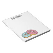 Bloc-note Illustration de Donut (Incliné)