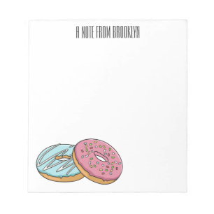 Bloc-note Illustration de Donut
