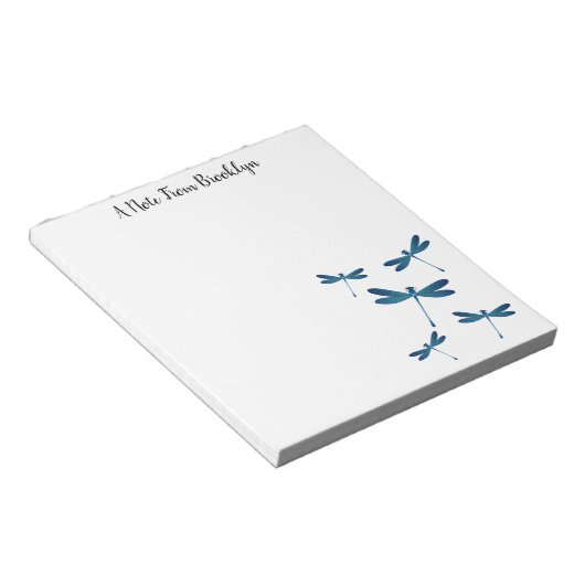 Bloc-note Illustration de dragonfly (Incliné)