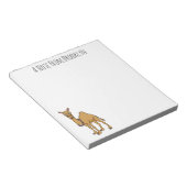 Bloc-note Illustration de dromadaire (Incliné)