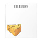 Bloc-note Illustration de fromage (Devant)