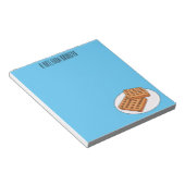 Bloc-note Illustration de gaufre (Incliné)