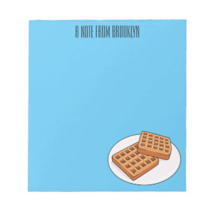 Bloc-note Illustration de gaufre