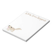 Bloc-note Illustration de gecko tan tan mignon (Tourné)