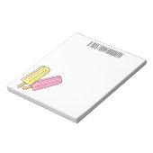 Bloc-note Illustration de Ice pop (Tourné)
