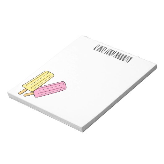Bloc-note Illustration de Ice pop (Tourné)