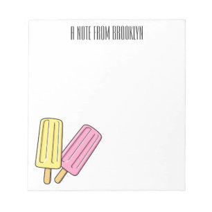 Bloc-note Illustration de Ice pop