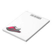 Bloc-note Illustration de jet ski de dessin animé (Tourné)