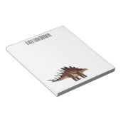 Bloc-note Illustration de Kentrosaurus (Incliné)