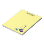 Bloc-note Illustration de la bande dessinée Broom & mop (Tourné)