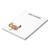 Bloc-note Illustration de la bande dessinée de poulet de pra (Tourné)