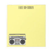 Bloc-note Illustration de la bande dessinée radio (Devant)
