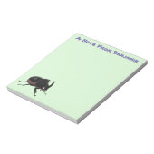 Bloc-note Illustration de la caricature du dendroctone du rh (Tourné)