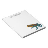 Bloc-note Illustration de la grenouille à fléchettes de pois (Incliné)