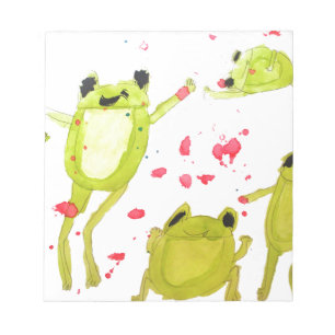 Bloc-note Illustration de la grenouille mûre