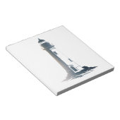 Bloc-note Illustration de la mer du phare Style silhouette (Incliné)