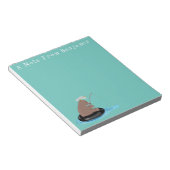 Bloc-note Illustration de la pêche de l'ourson mou (Incliné)