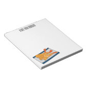 Bloc-note Illustration de la tempura crevette (Incliné)