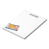 Bloc-note Illustration de la tempura crevette (Tourné)