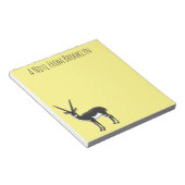 Bloc-note Illustration de l'antilope Blackbuck (Incliné)