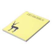 Bloc-note Illustration de l'antilope Blackbuck (Tourné)