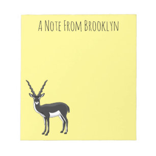 Bloc-note Illustration de l'antilope Blackbuck