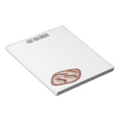 Bloc-note Illustration de l'éclair de chocolat (Incliné)