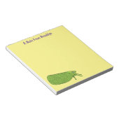 Bloc-note Illustration de l'insecte de la trémie verte mûre (Incliné)