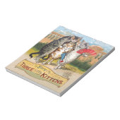 Bloc-note Illustration de l'oie des trois petits chatons (Tourné)