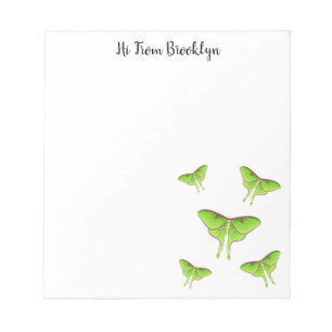 Bloc-note Illustration de Luna Moth