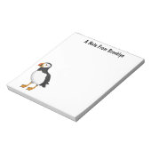 Bloc-note Illustration de macareux de l'Atlantique (Tourné)