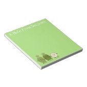 Bloc-note Illustration de mignonne guava feijoa (Incliné)