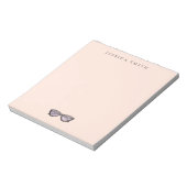 Bloc-note Illustration de mode avec verre solaire (Tourné)