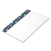 Bloc-note illustration de motif spatial (Incliné)